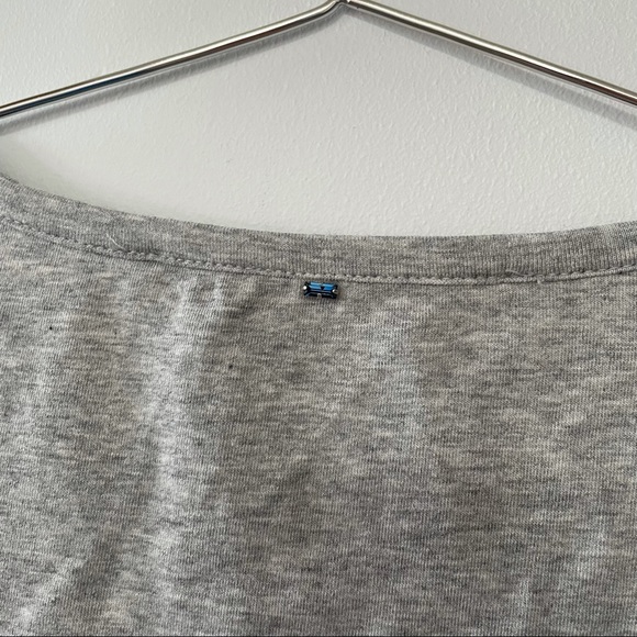 Sportmax by Maxmara t shirt sequin Argyle pattern grey - Picture 8 of 8